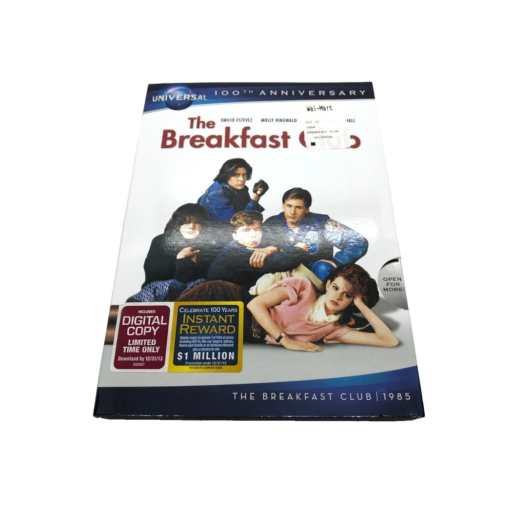 The Breakfast Club (DVD, 2012, Canadian Universal 100th Anniversary)